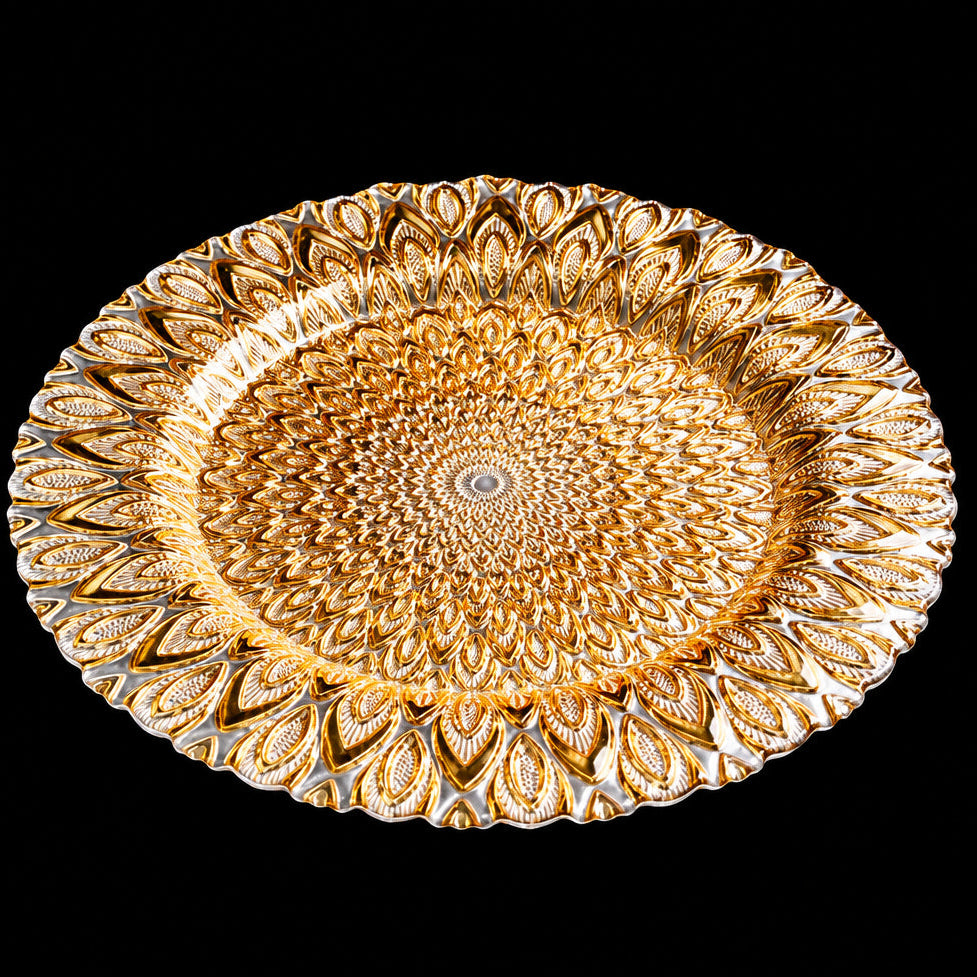 Aurelia Glass Serving Platter