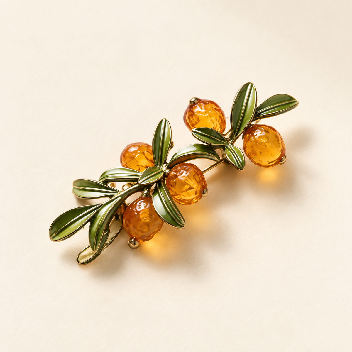 Amalfi Citrus Brooch