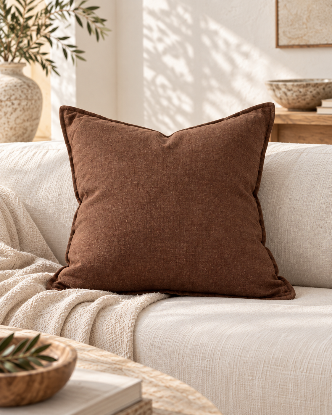 Linen Cotton Pillow Cover