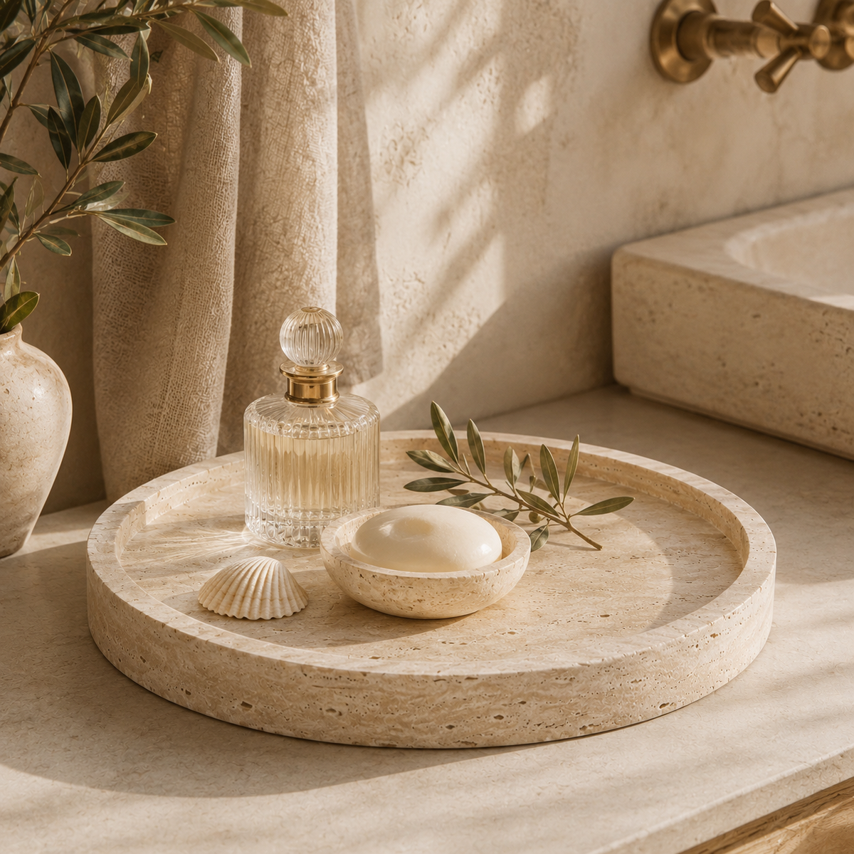 Natural Stone Display Tray