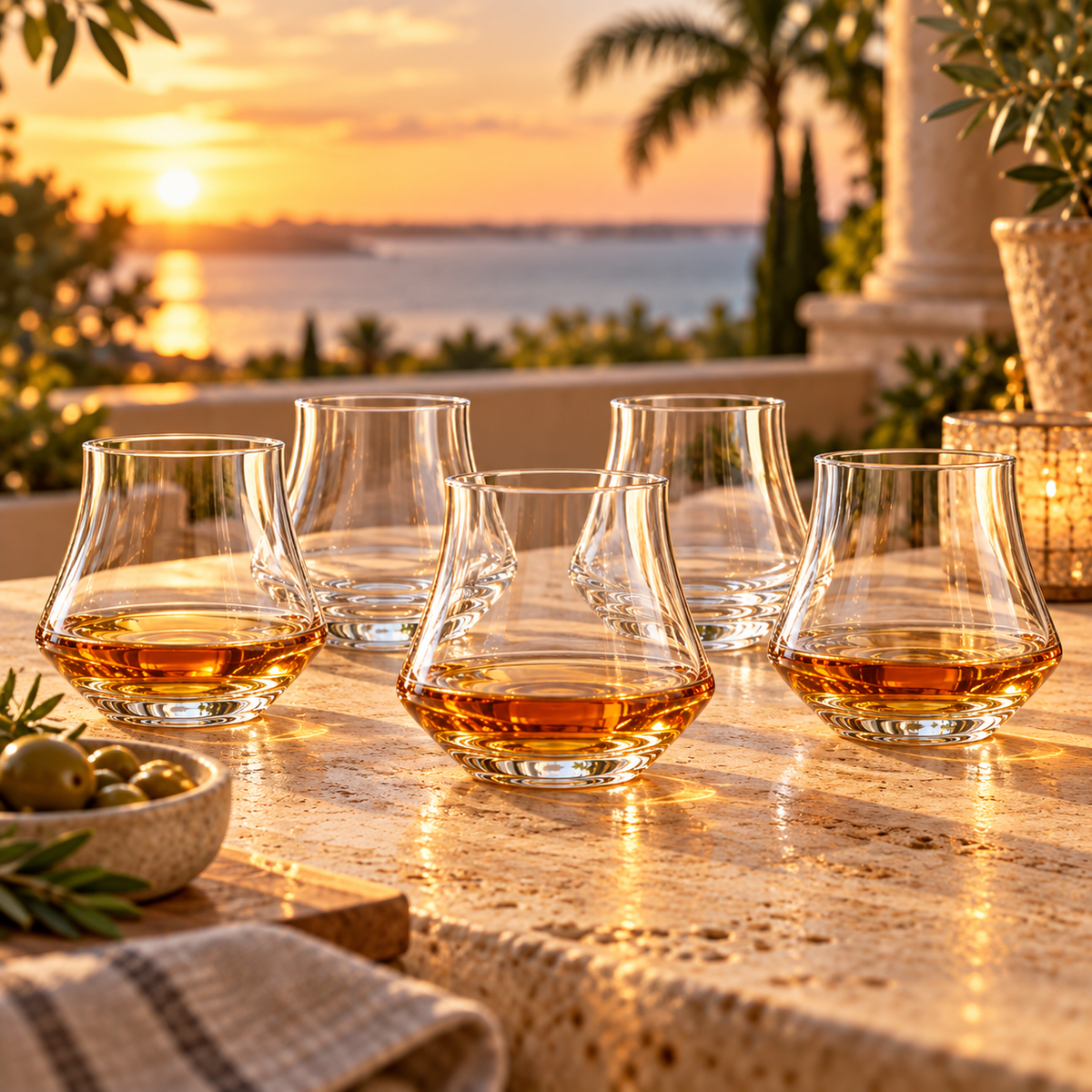 Varenna Crystal Whiskey Glasses