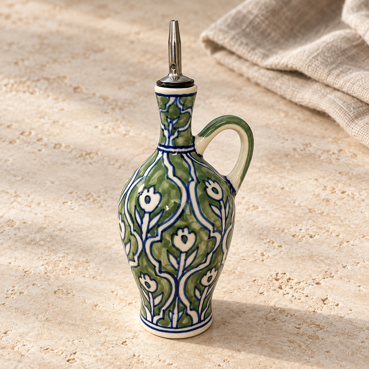 Giardino Hand-Painted Ceramic Cruet