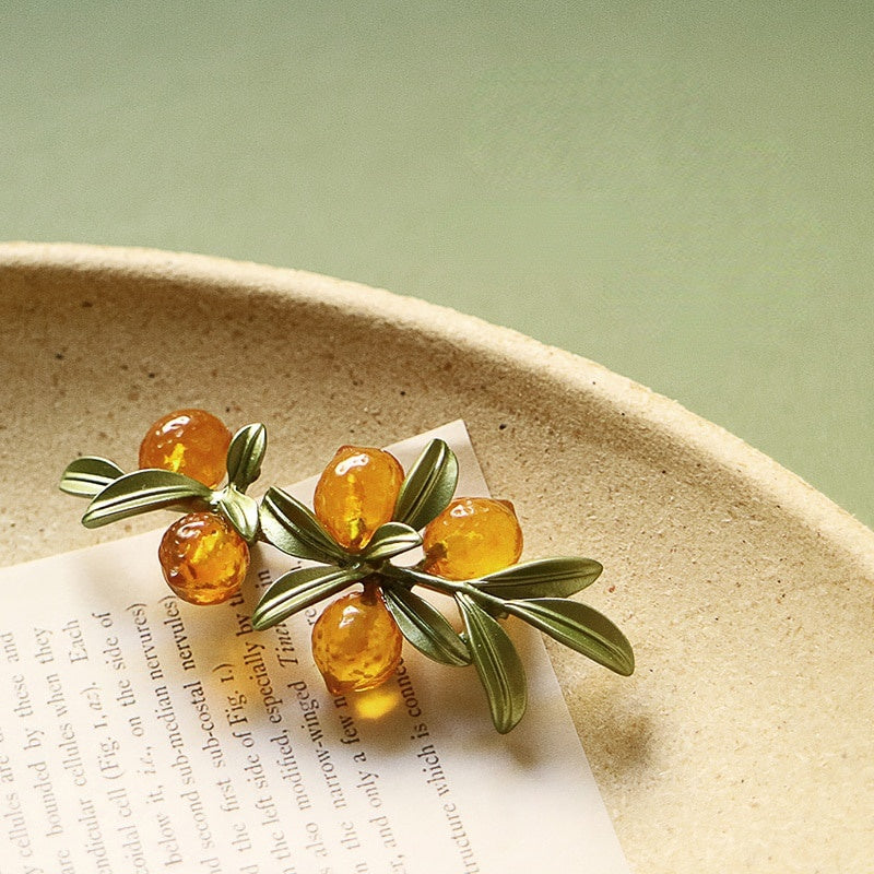 Amalfi Citrus Brooch