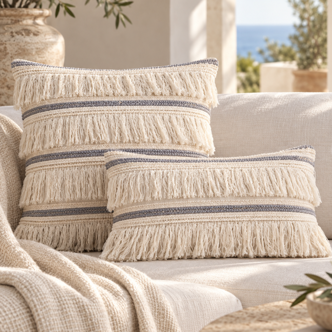 Soren Tassel Pillow Cover