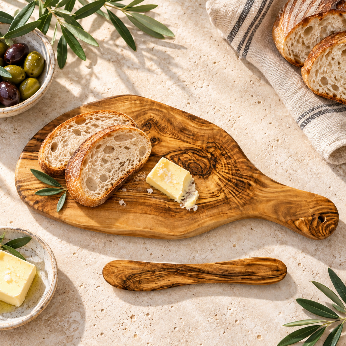 Nocelle Bread & Butter Board Set