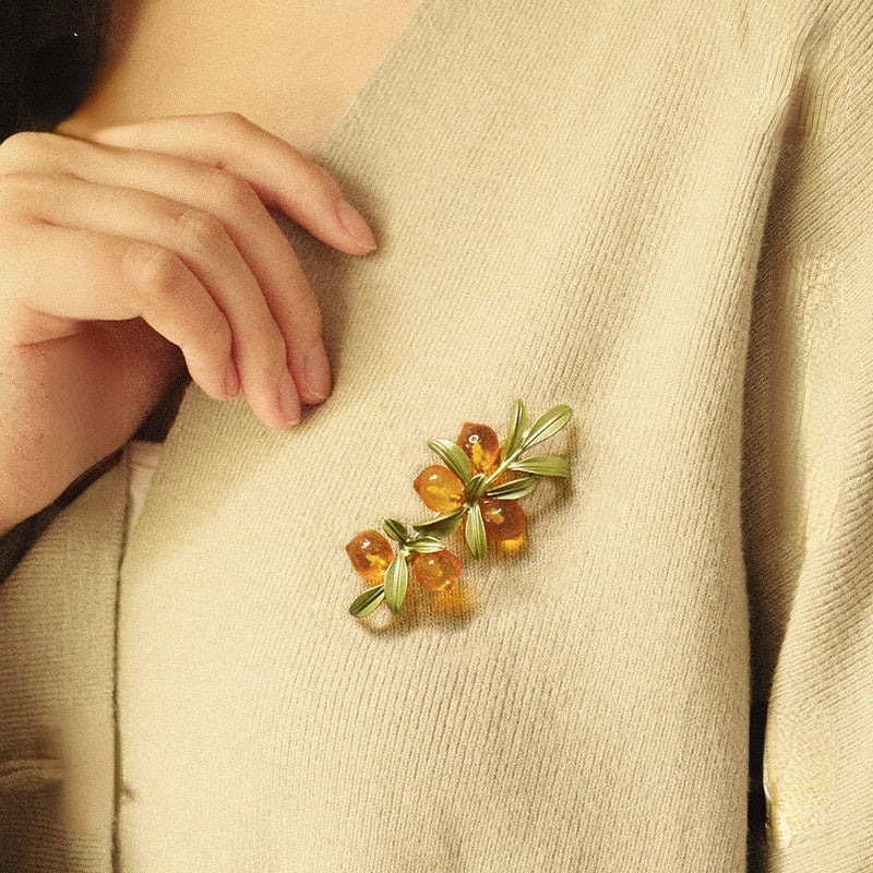 Amalfi Citrus Brooch