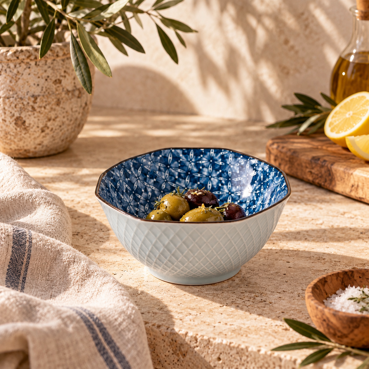 Marea Octagonal Bowl