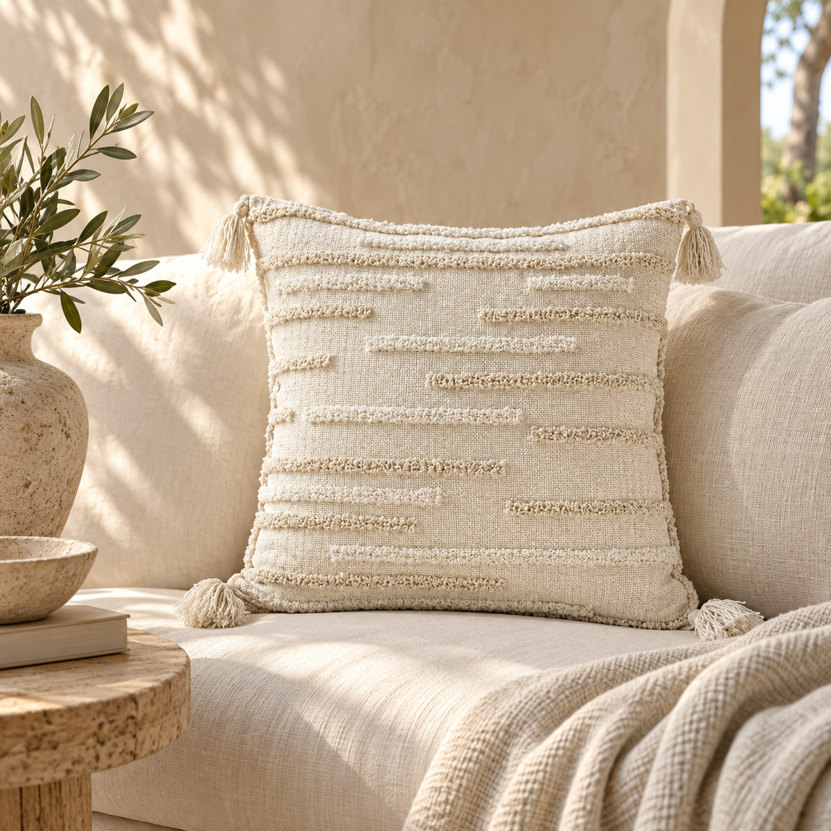 Paloma Embroidered Pillow Cover