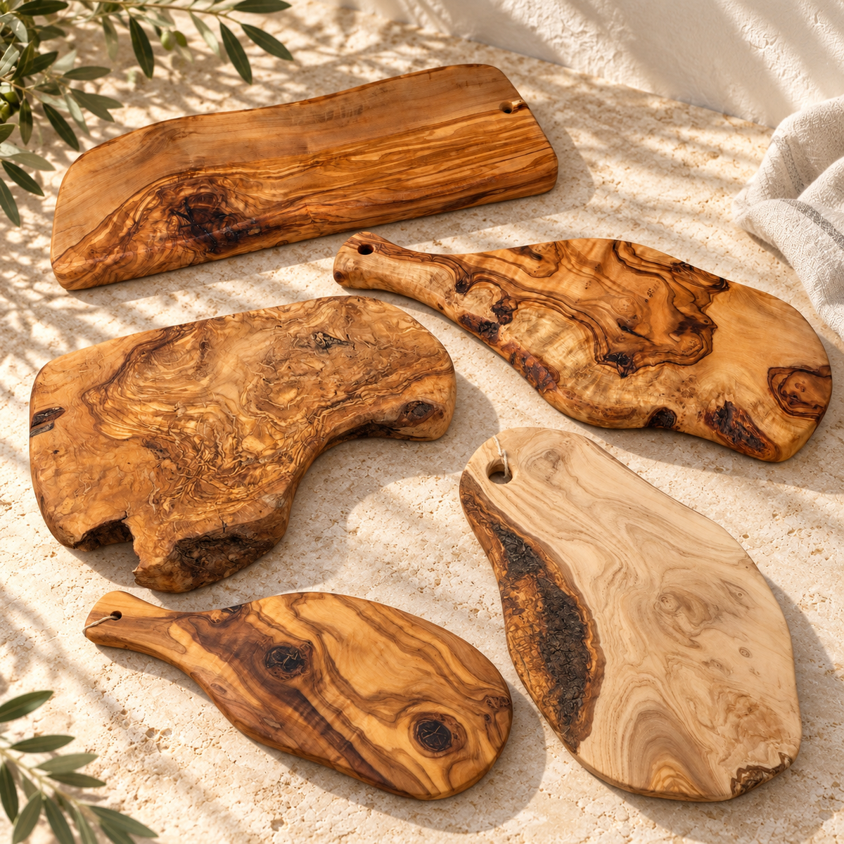 Brindle Olivewood Board Collection