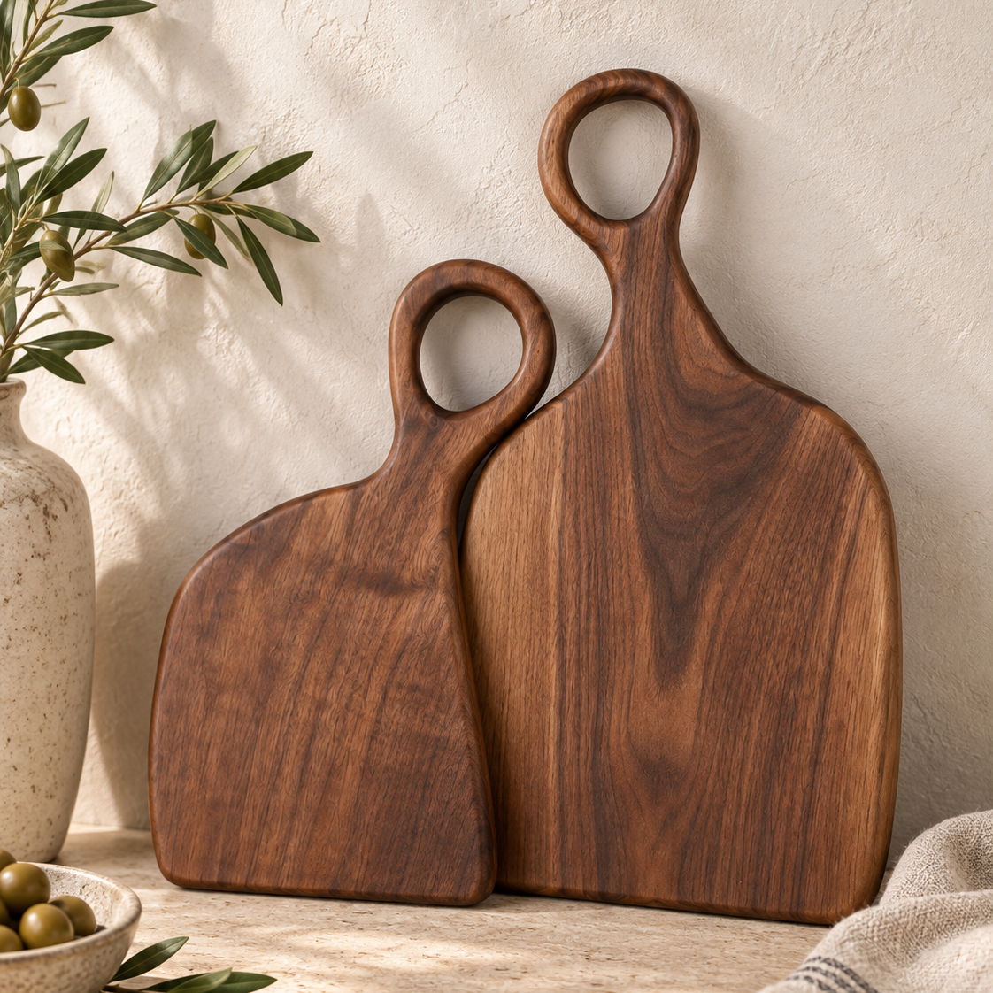 Brezza Walnut Board Set
