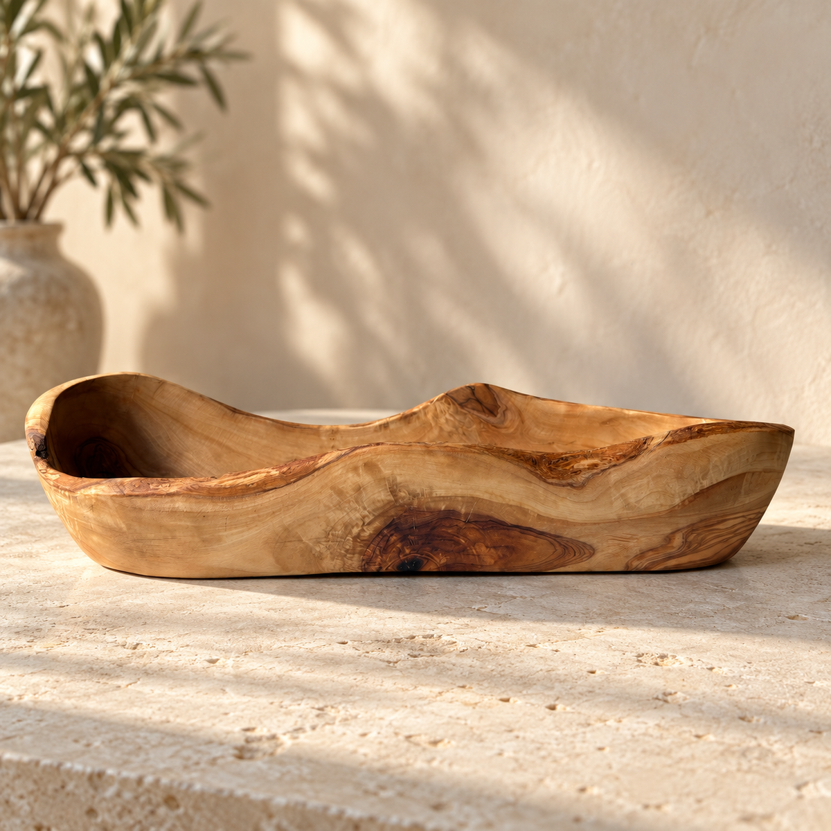 Brindle Olivewood Decorative Bowl Collection