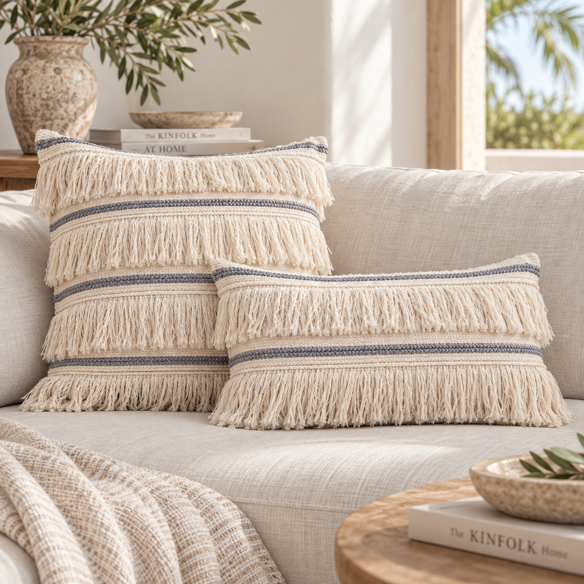 Soren Tassel Pillow Cover