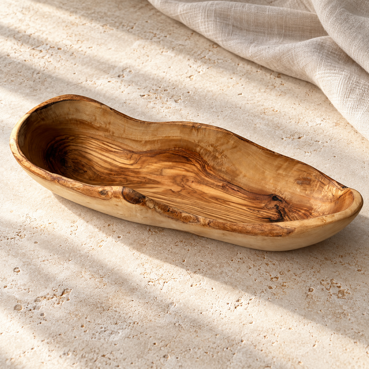 Brindle Olivewood Decorative Bowl Collection