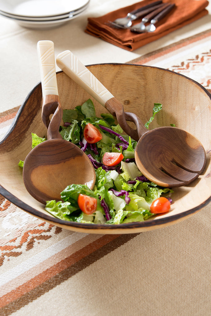 Marlowe Olivewood Serving Set
