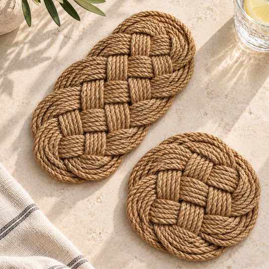 Palmetto Braided Table Mat — Set of Two