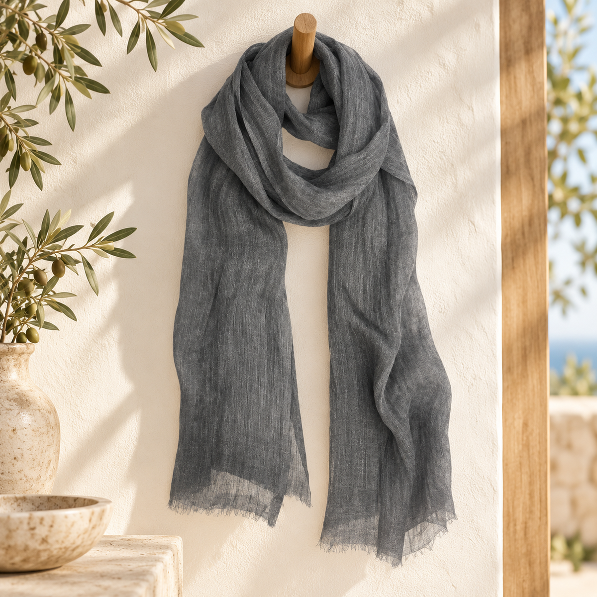 Addis Linen Scarf