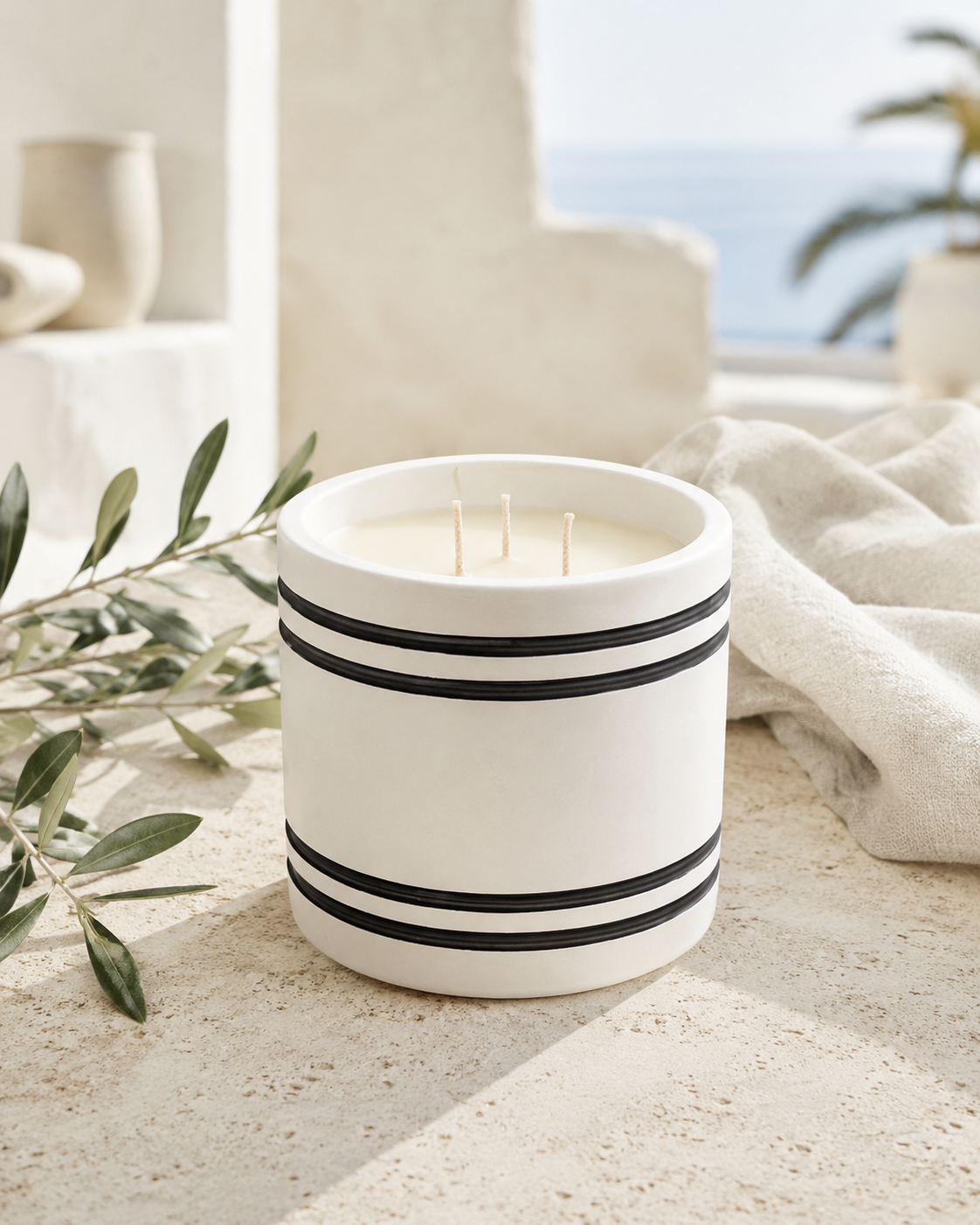 By The Fire Three-Wick Candle