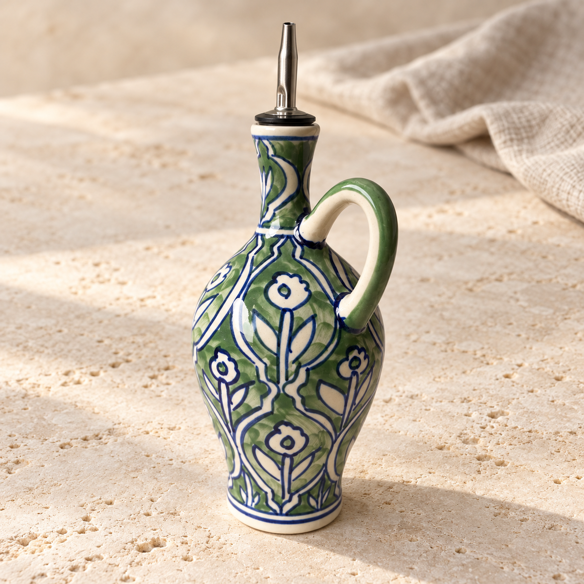 Giardino Hand-Painted Ceramic Cruet