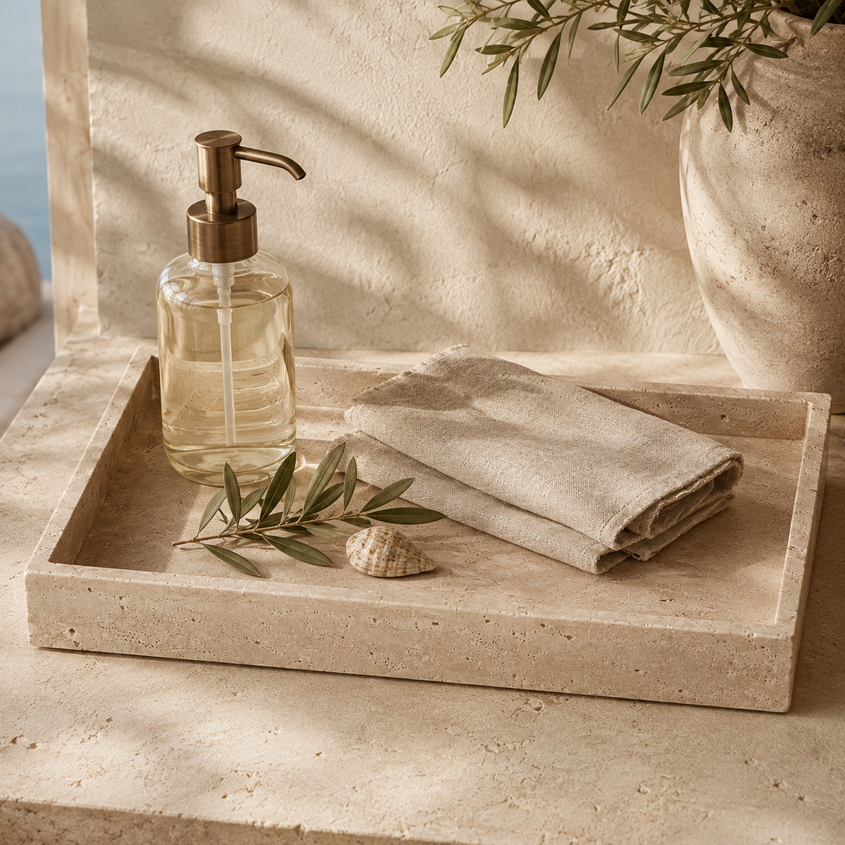 Natural Stone Display Tray