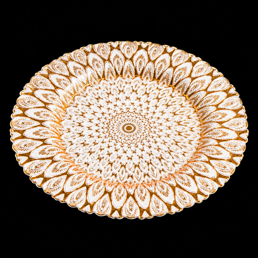 Aurelia Glass Serving Platter