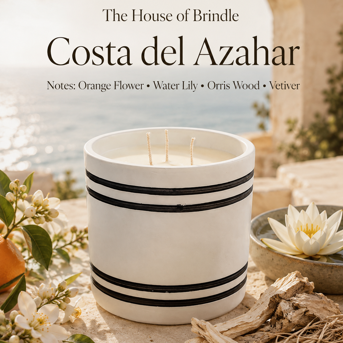 Costa Del Ahazar Three-Wick Candle