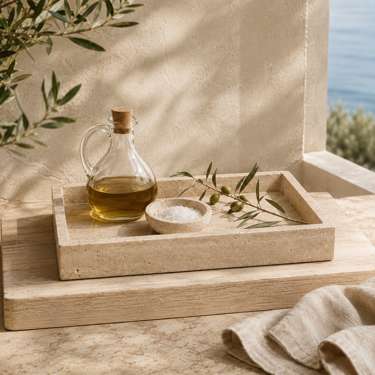 Natural Stone Display Tray