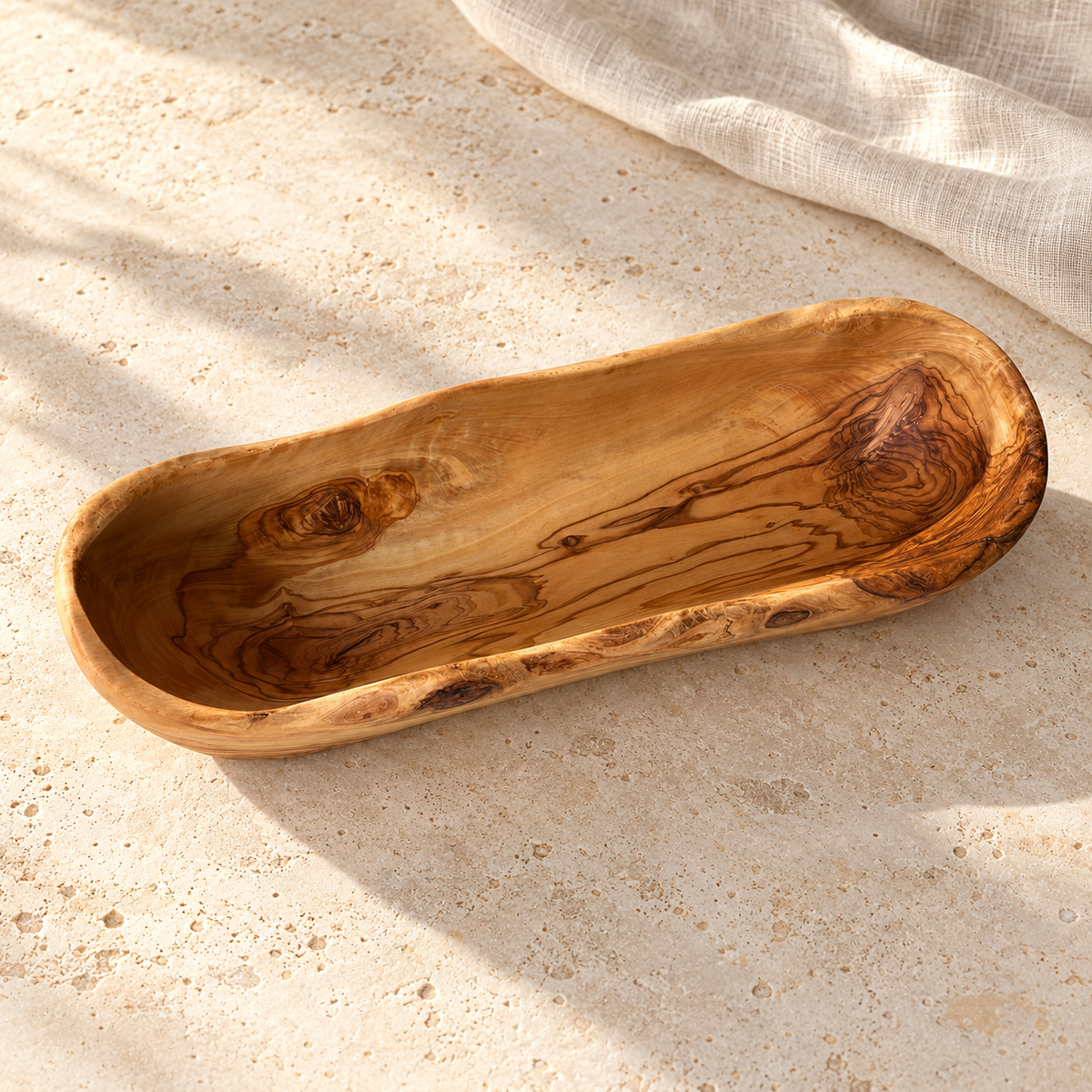 Brindle Olivewood Decorative Bowl Collection