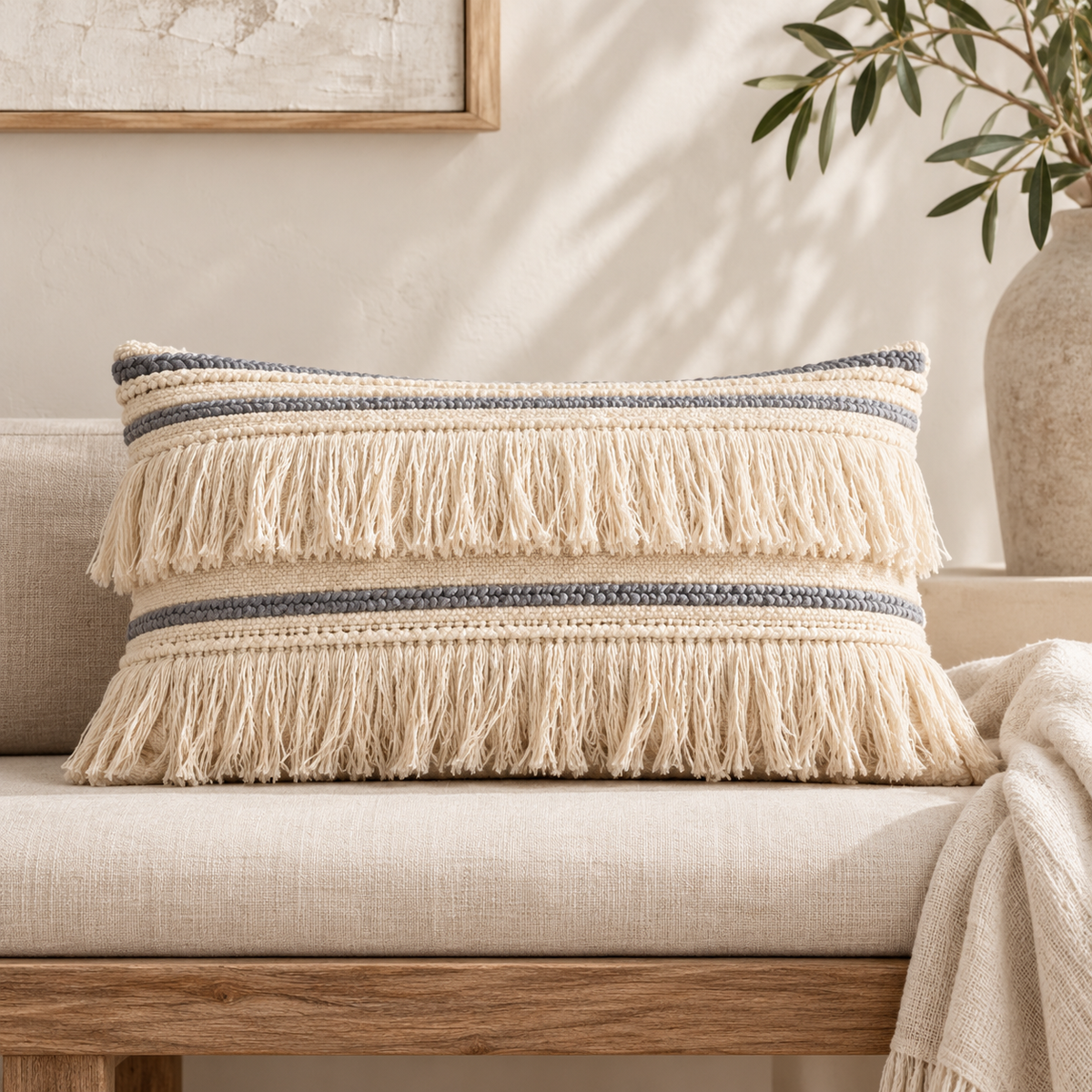 Soren Tassel Pillow Cover