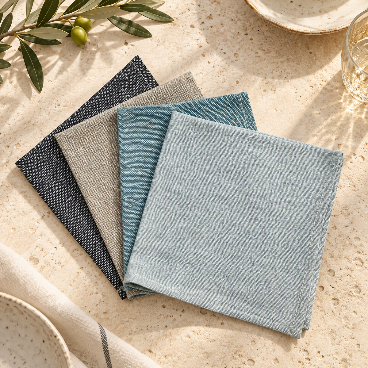Selam Handloom Napkins — Set of Two