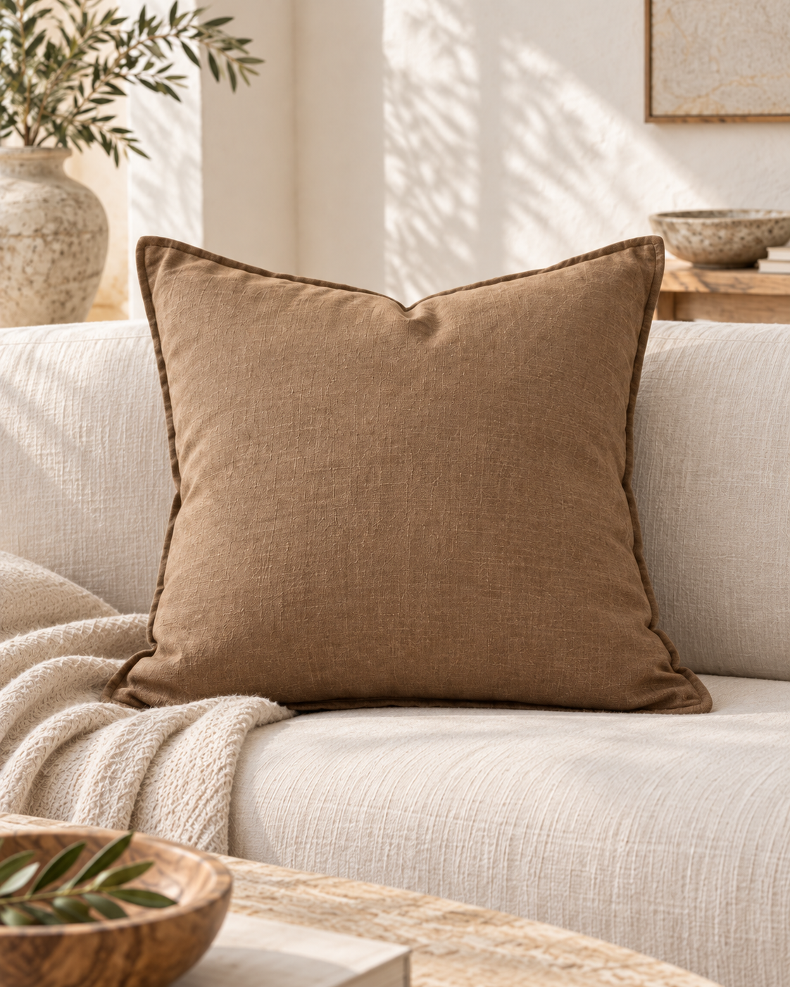 Linen Cotton Pillow Cover