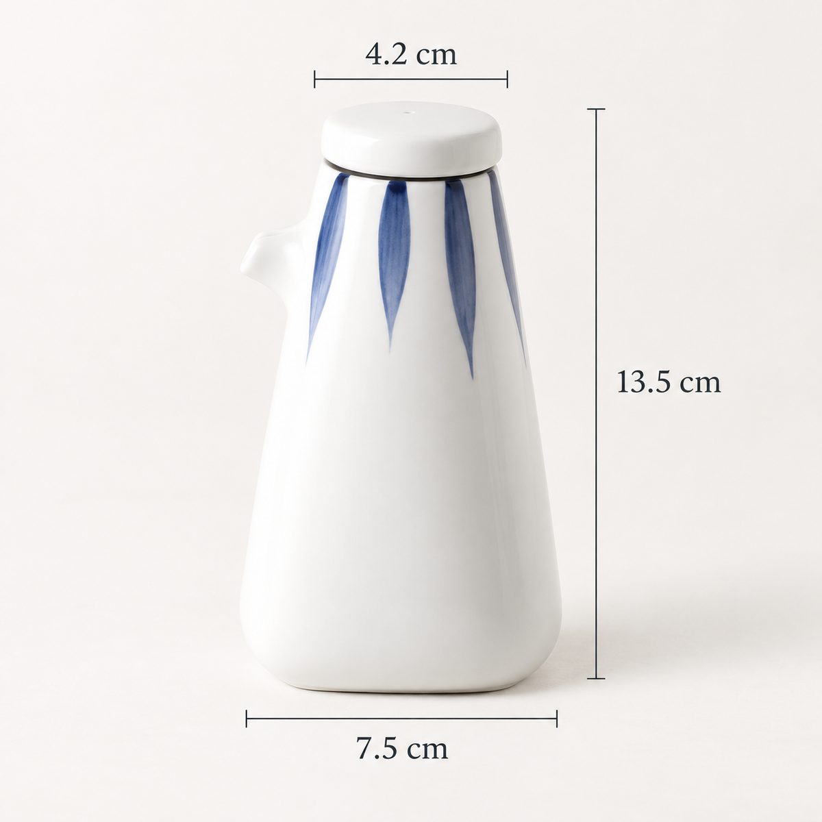 Hand-Painted Ceramic Seasoning Bottle