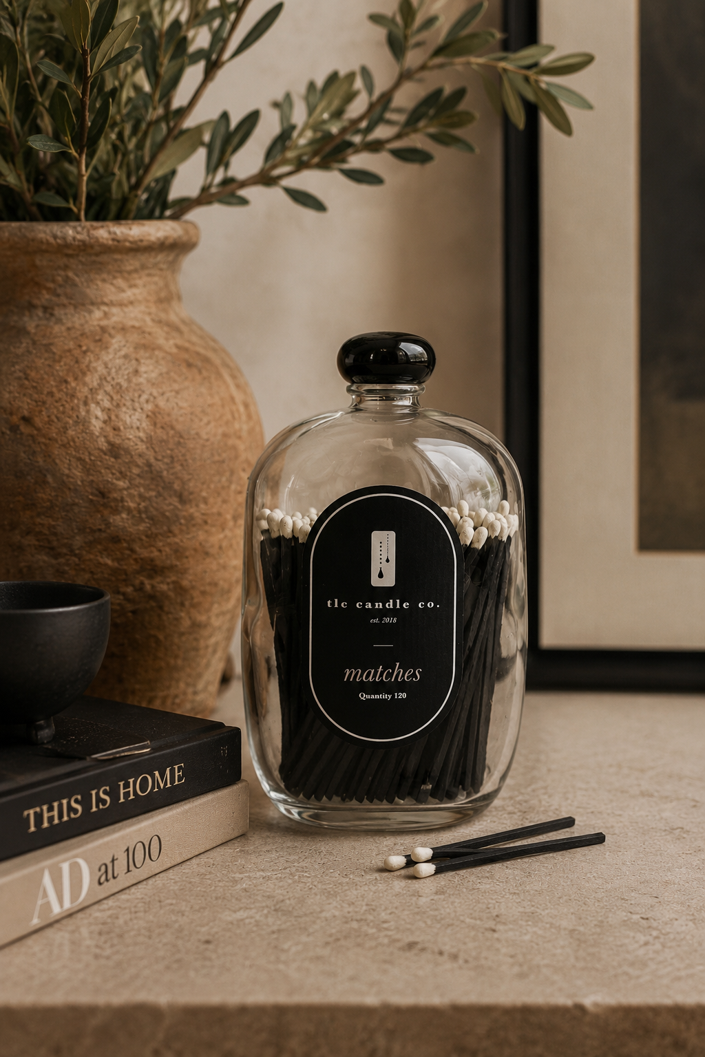 Fireside Match Decanter