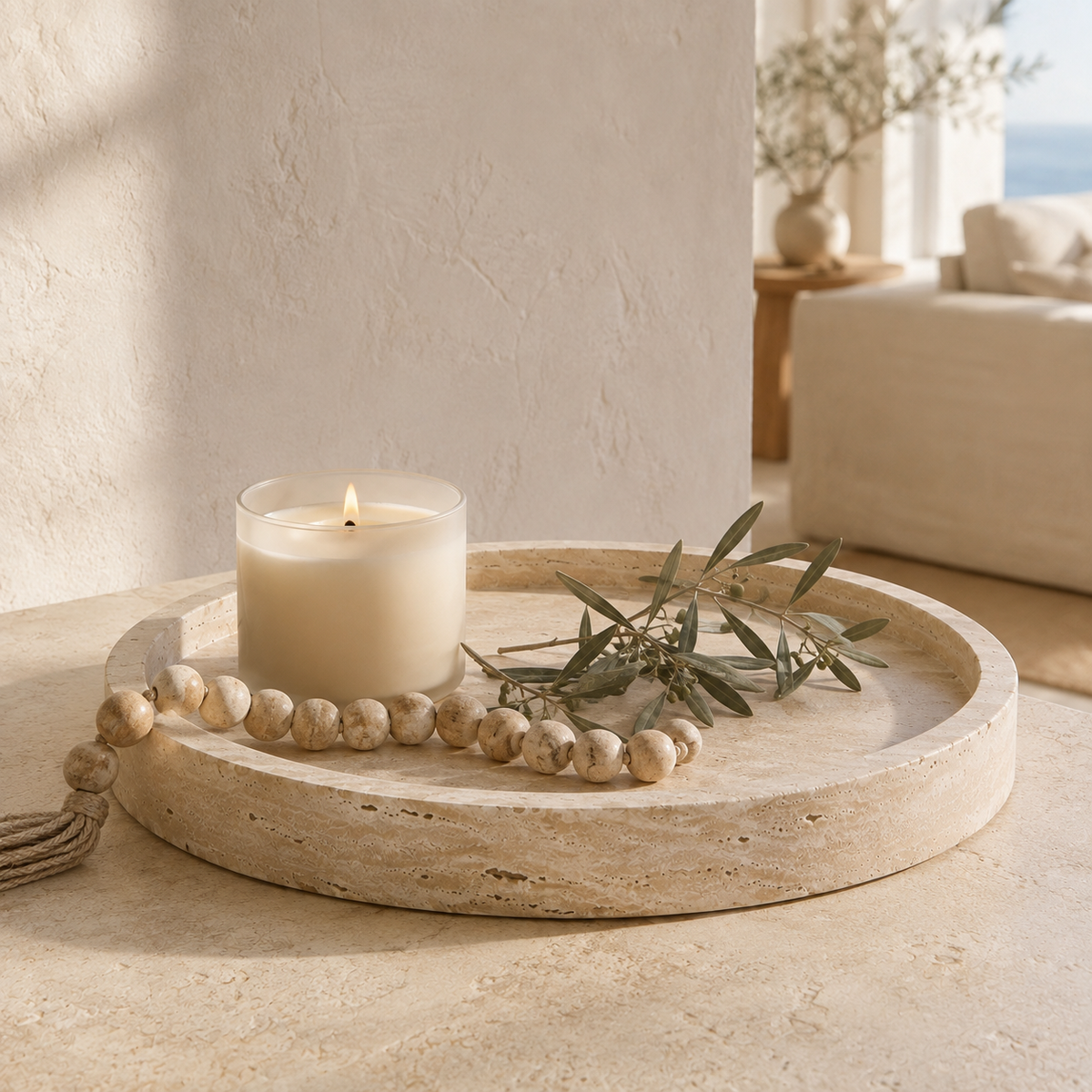 Natural Stone Display Tray
