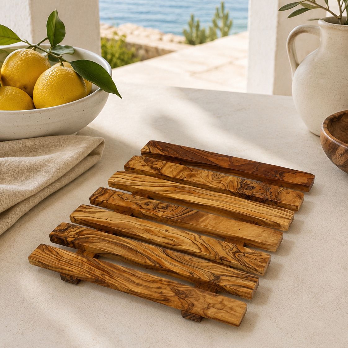Olive Wood Trivet