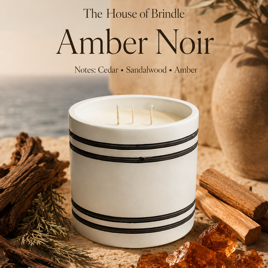 Amber Noir Three-Wick Candle