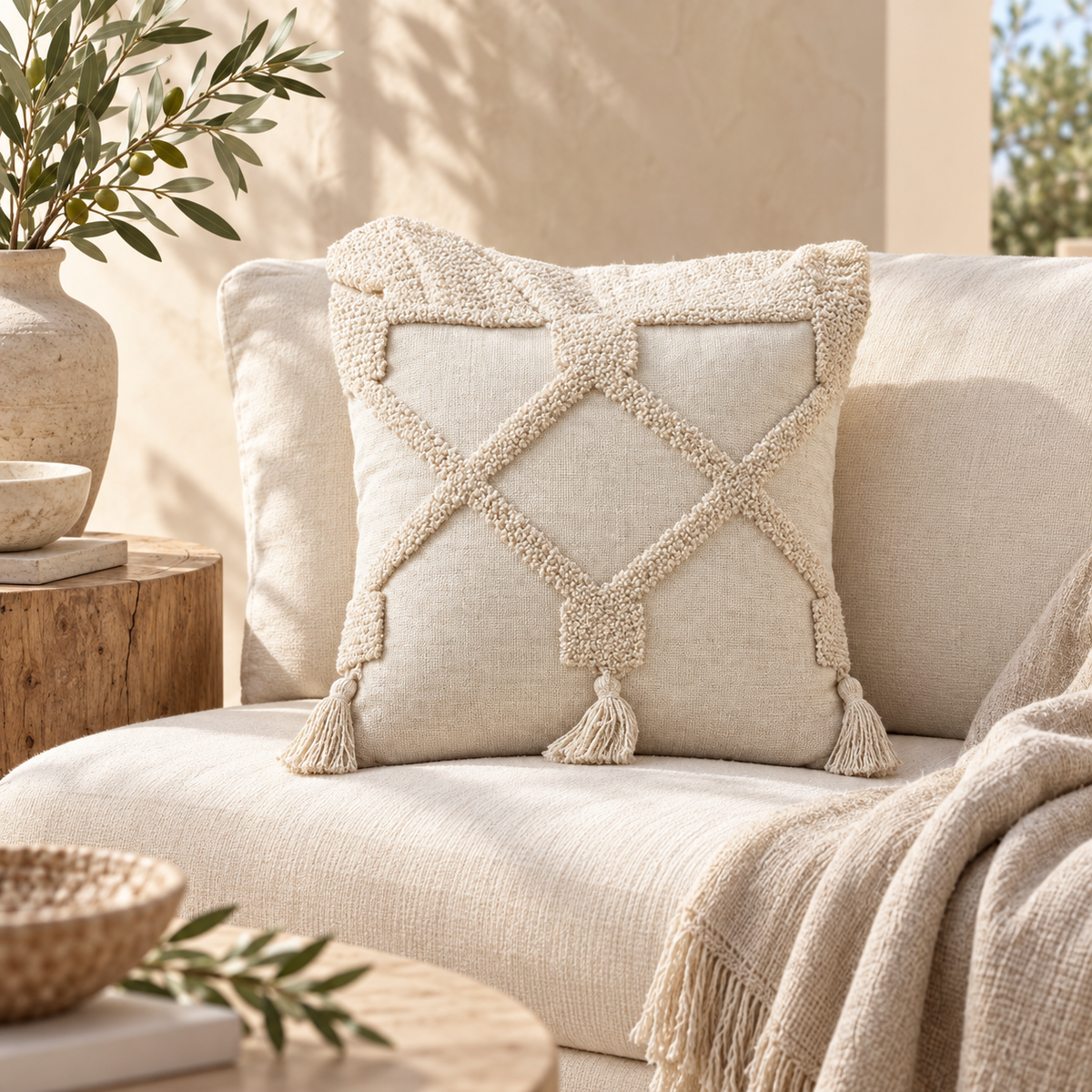 Paloma Embroidered Pillow Cover
