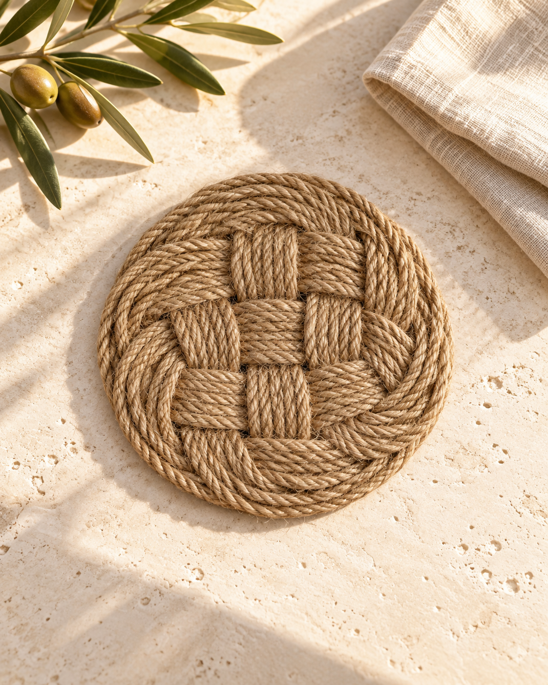 Palmetto Braided Table Mat — Set of Two