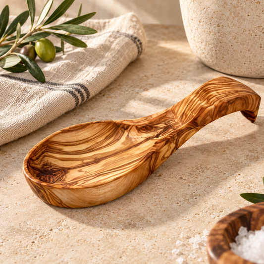 Olive Wood Spoon Rest