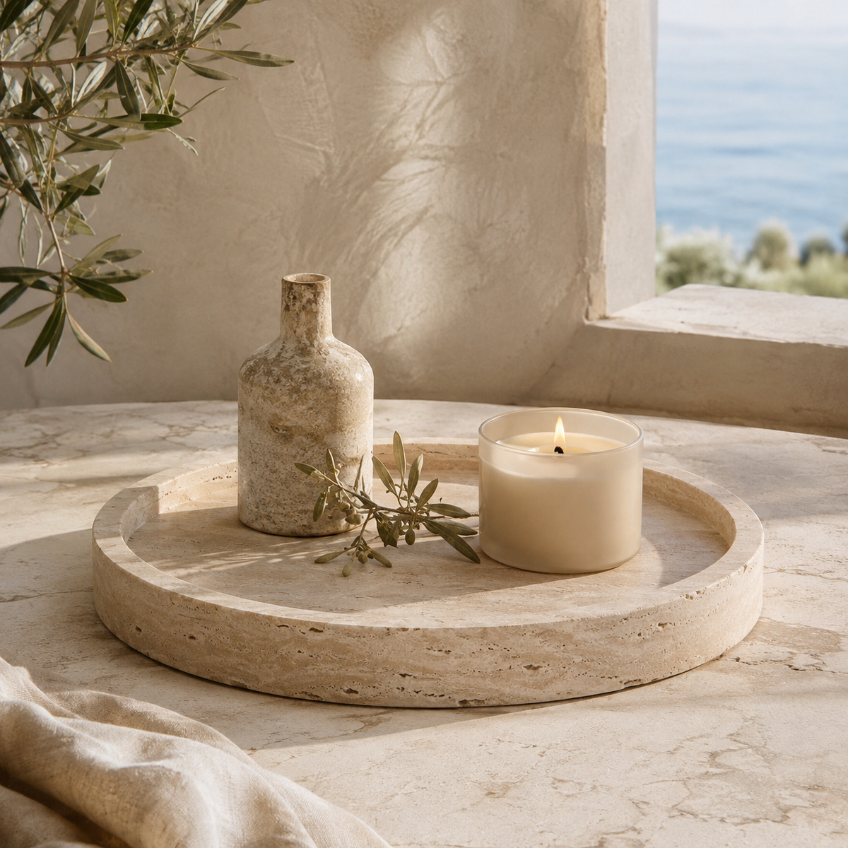 Natural Stone Display Tray
