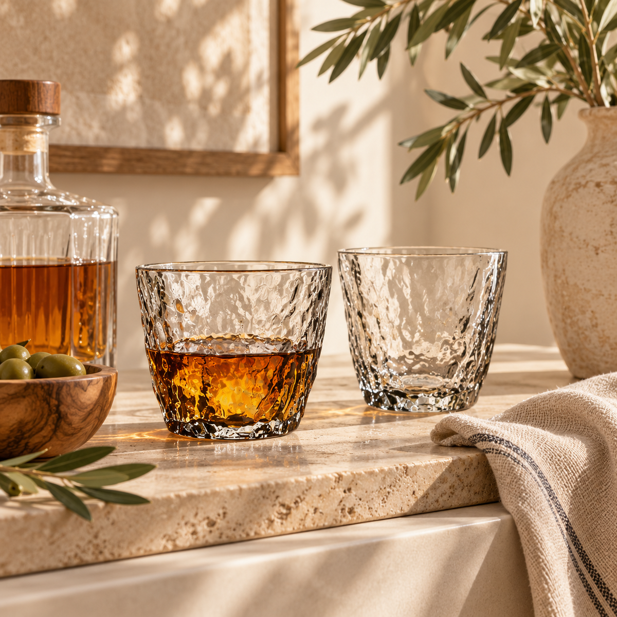 Basalto Whiskey Glass Set