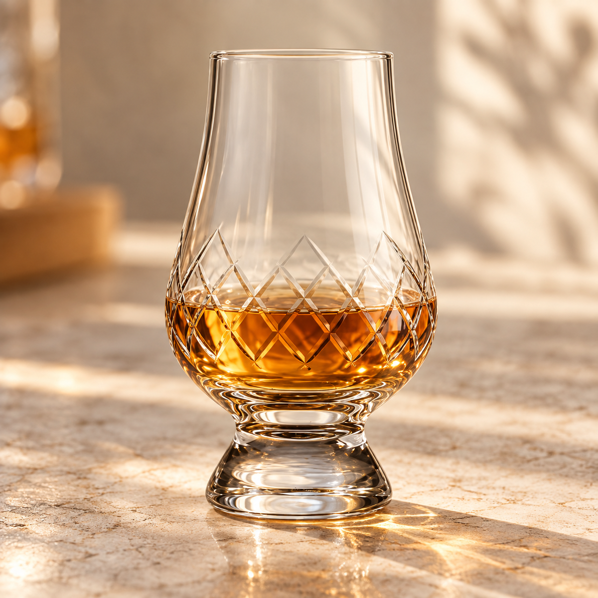 Lattice Crystal Tasting Glass