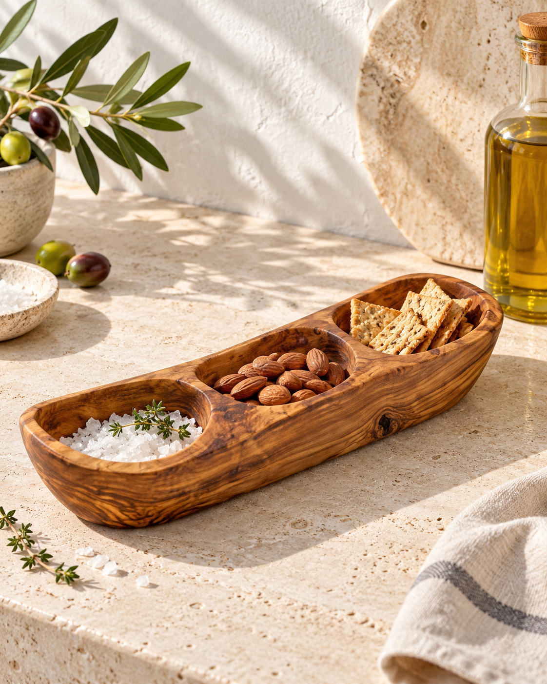 Dexter Olive Wood Serving Tray