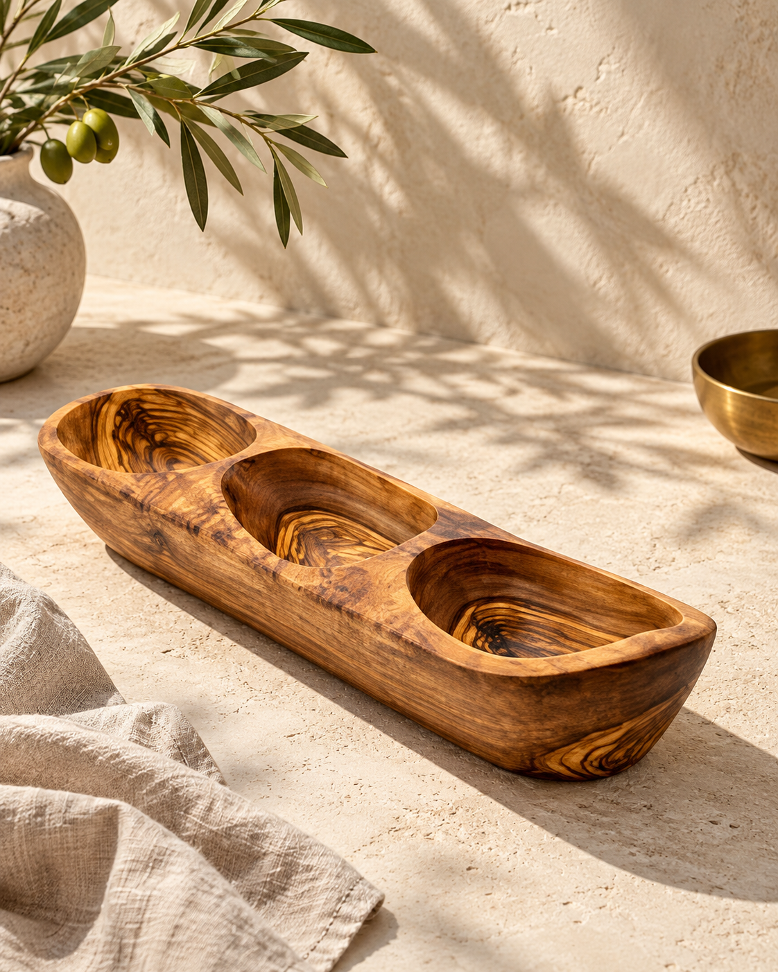 Dexter Olive Wood Serving Tray