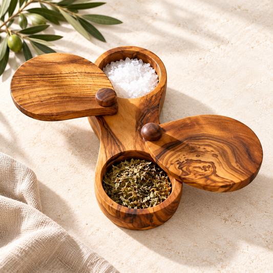Matteo Olive Wood Spice Cellar