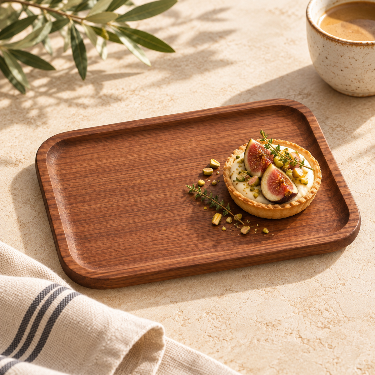 Madrona Walnut Serving Plates