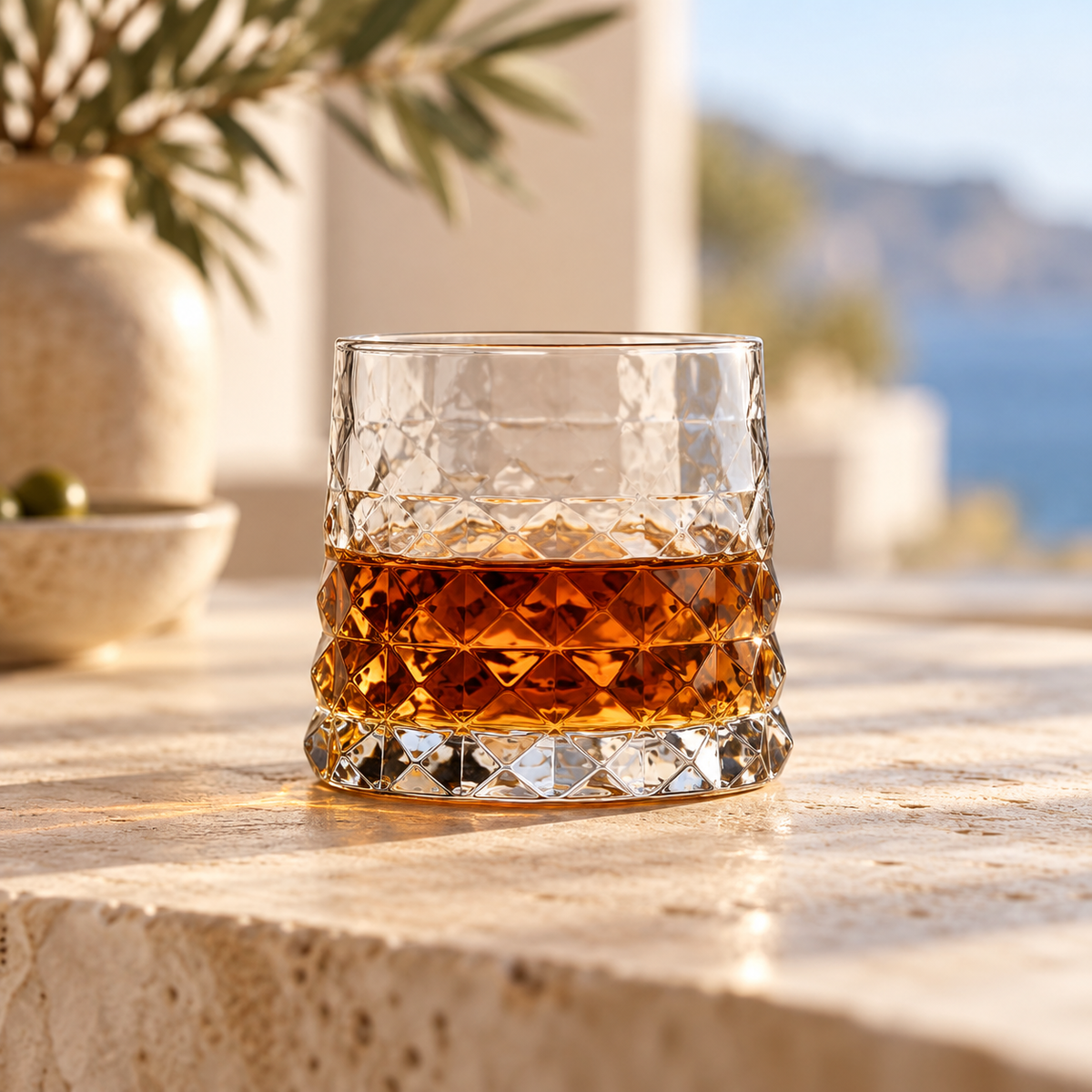 Pike Prism Whiskey Glass