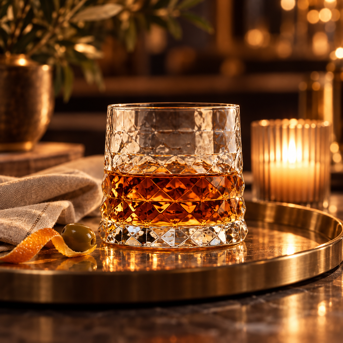 Pike Prism Whiskey Glass