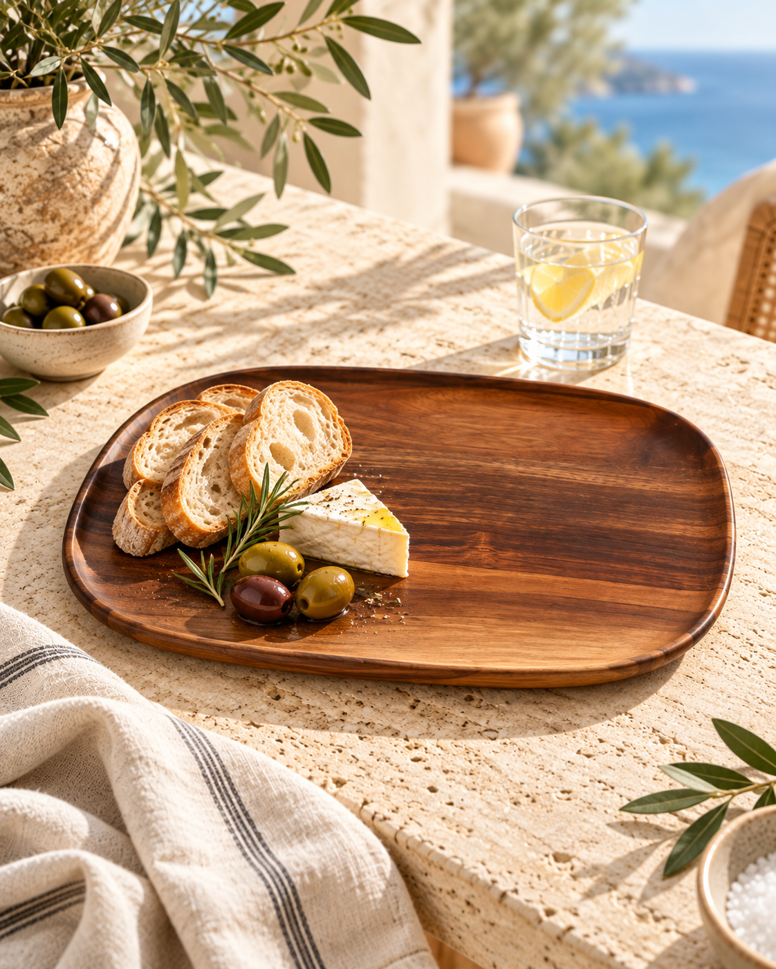 Matera Black Walnut Serving Trays
