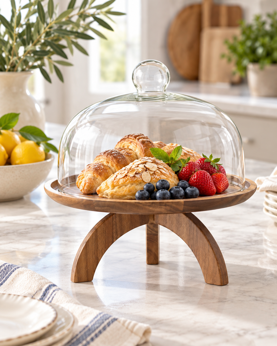 Sanibel Acacia Serving Cloche