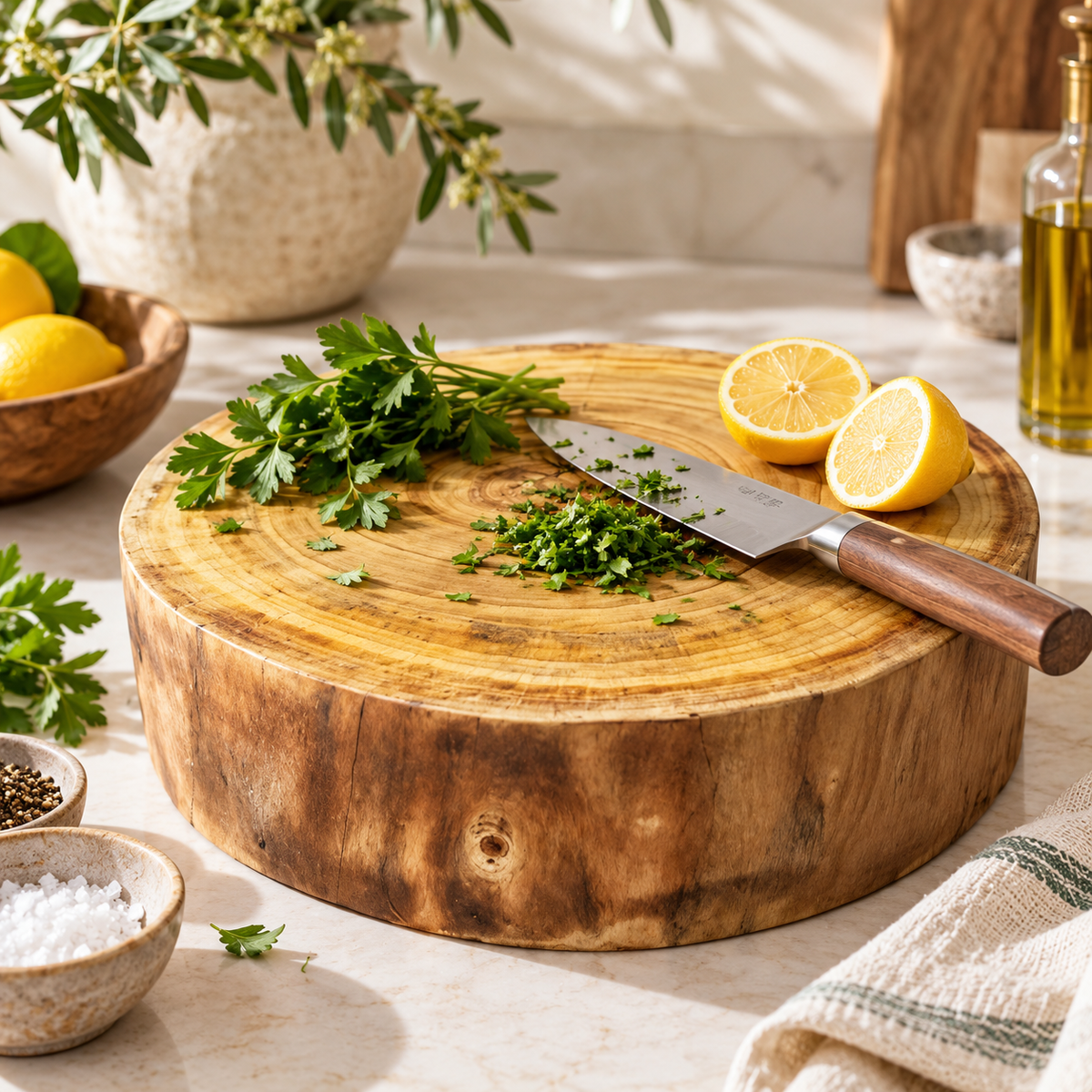 Sahaj Acacia Butcher Block